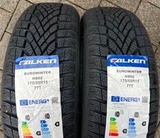 2 x 175/55R15 77T Winterreifen Falken Eurowinter HS02 NEU 2022