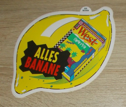 Alter aufkleber sticker west - aufkleber,