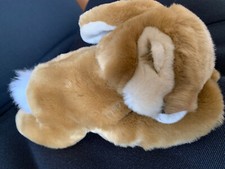 Steiff Schlaf Hase Webpelz Nr 082542 Knopf Fahne 28cm Osterhase blond neuwertig