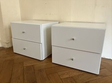 2 Stück Paar  IKEA? Nachttische Nachtschränkchen weiß