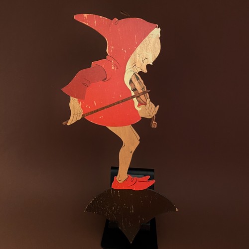 1950er holz wandfigur - 1950er, holz-wandfigur