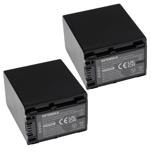 Akku für sony fdr ax53e - 2x, fdr-ax53e