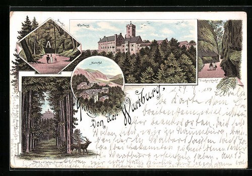 Lithographie wartburg - lithographie,