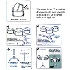 Jazz-Drum-Set Realistisches