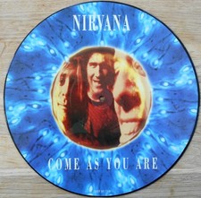Nirvana Come As You Are 12" VINYL PICTURE DISC 1992 Geffen, German Print