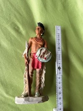 Castagna Häuptling Black Hawk H 16 cm stehend mit Speer und Schild