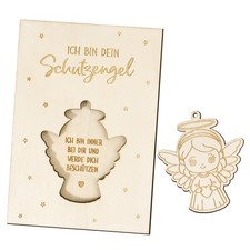 Schutzengel Geschenk Holz