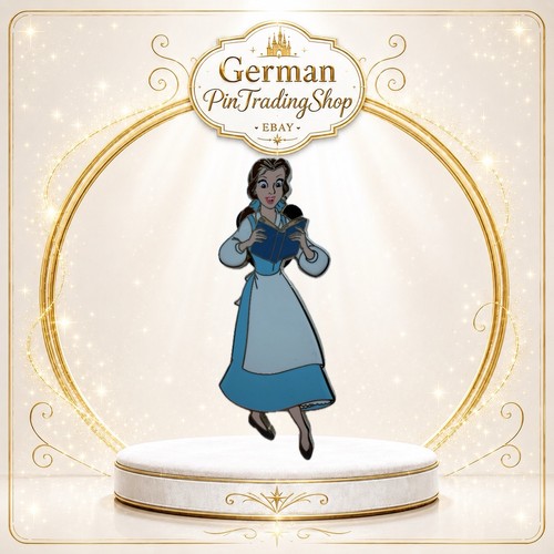 Disney pin belle reading - pin,