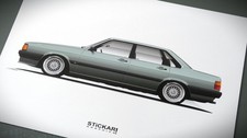Audi 80 B2 Facelift Poster