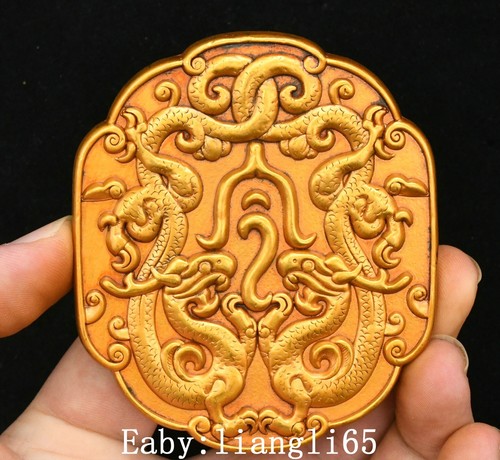 Old dynasty bronze gilt - 3.1''old,