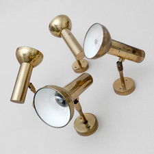 4 x Spot Strahler Deckenlampe Cosack Messig 70er Jahre