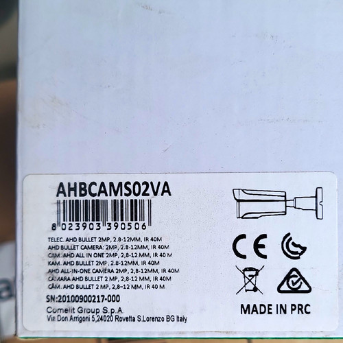 Comelit ahbcams02va ahd - comelit,