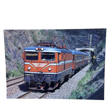 Postkarte AK Eisenbahn Zug SJ