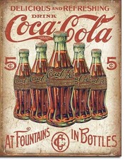 Blechschild Coca Cola  Coke- 5