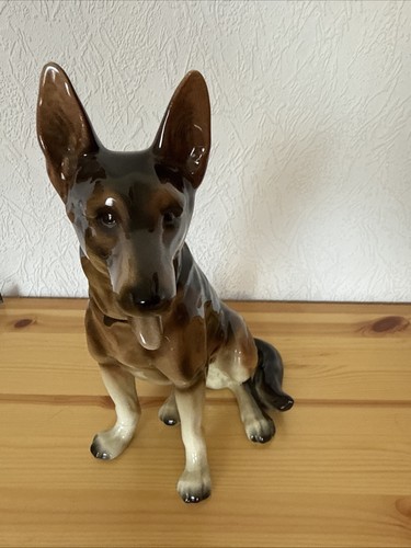 Große vintage schäferhund - große,