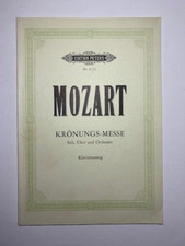 Noten. Mozart. Krönungsmesse