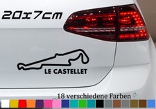 Le Castellet 20x7cm Aufkleber