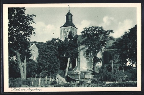 Ansichtskarte angerburg blick - ansichtskarte, angerburg,