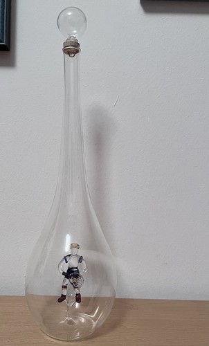 Karaffe glasflasche mit - ,