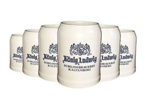 König ludwig bierkrug - 6x,