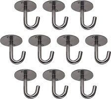 10 Garderobenhaken Edelstahl