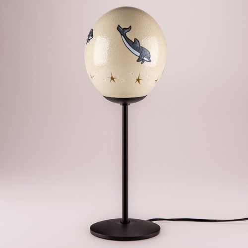 Tischlampe straußenei - tischlampe,