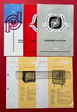 5 x DDR Reklame Prospekt RFT