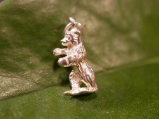 Starker Silber Anhänger Für Bettelarmband Figur Bär Wappen Berlin VTG Retro