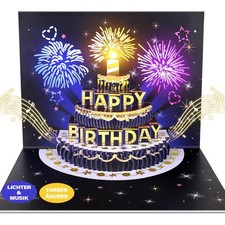 Pop-up Geburtstagskarte Musik