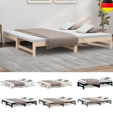 Tagesbett Ausziehbar Massivholz Kiefer Gästebett Sofa mehrere Auswahl vidaXL