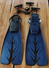 Aeris Velocity Duo, Splitfins Gr. M/L, blau, Geräteflossen Tauchflossen