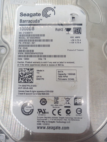 Seagate st1000dm003 hdd sata - ,