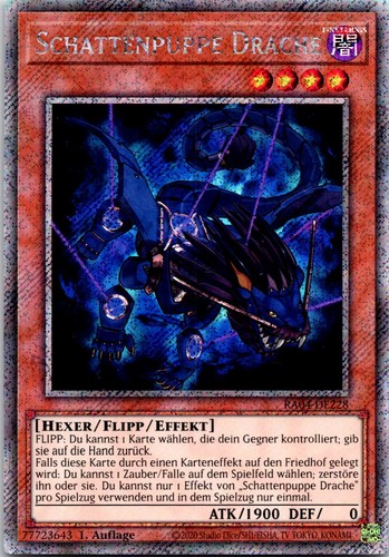 Schattenpuppe drache platinum - schattenpuppe,