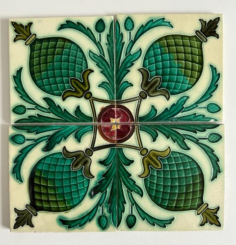 Jugendstil fliese kachel tegel - kachel,