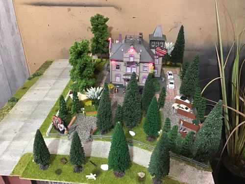 Diorama lila eule ein - ho, traum
