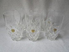 Peill Messina 6 Wasser oder Saftgläser 12x6cm Kristall gemarkt unbeschädigt Top!