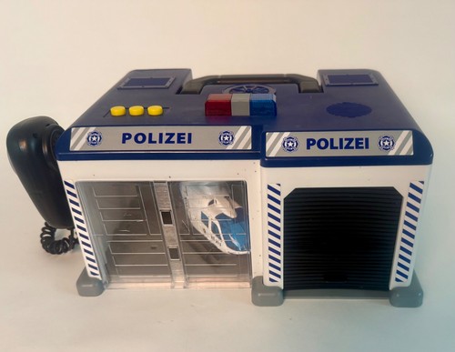 Polizeistation mit sirene und - polizeistation,