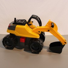 Lena 02141 Starke Riesen Bagger,Giga Trucks Sandbagger ca.80 cm groß, stabiler 3