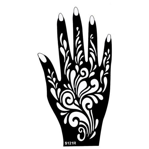Henna tattoo schablone - schablone, kina