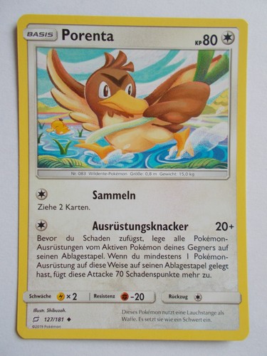 Pokemon karten 127 - karten, 127/181