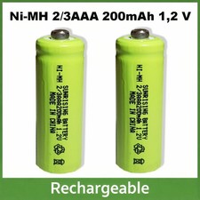 2x  2/3AAA Akku 200 mAh 1,2 V