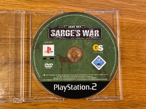 Army men sarges war ps2 - army,