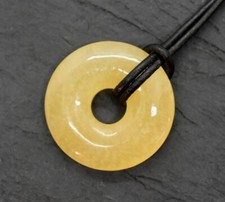 ORANGEN-CALCIT EDELSTEIN-DONUT