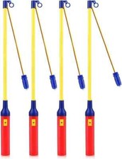 4er LED Laternenstab Lichterfest 40cm für St. Martin Kinder Martinsumzüge ✅