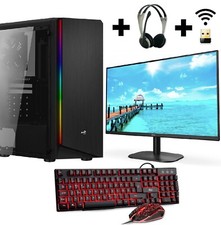 Gamer PC mit 27" Monitor
