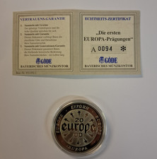 Medaille Europa Kalender 2000