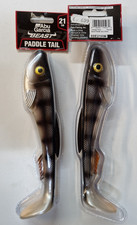 2 x ABU Garcia Beast Paddle Tail 21cm, Farbe: Vintage Perch, UVP 13,98€
