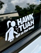 Hawk Tuah Aufkleber Weiß 10