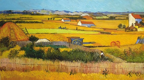 Van gogh bei der - ernte,