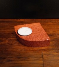 Teelichthalter Kerzenhalter Holz Cumaru Handwerkskunst rustikal Deko Geschenk